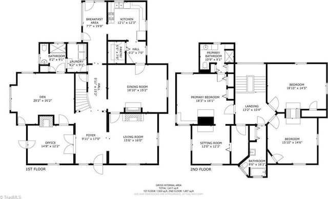 521 Patrick St, Eden, NC 27288 - property floor plan