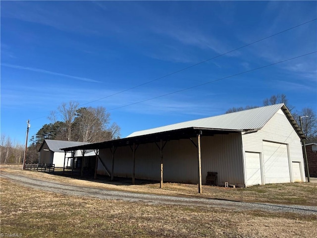 view of outbuilding