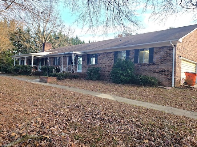 view of ranch-style house