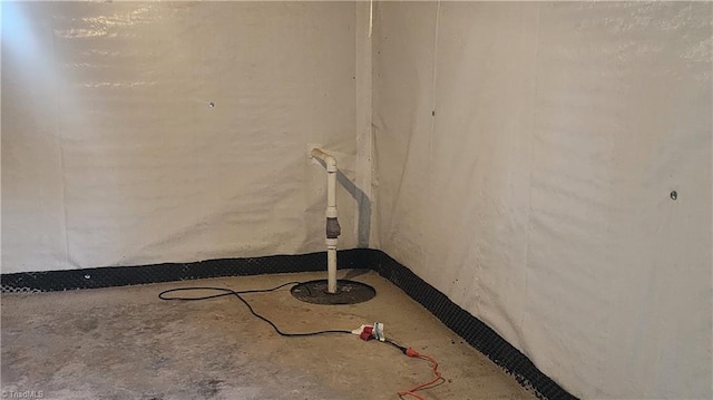 2308 Sprague St, Winston-Salem, NC 27107 - detailed view of unfinished concrete floors