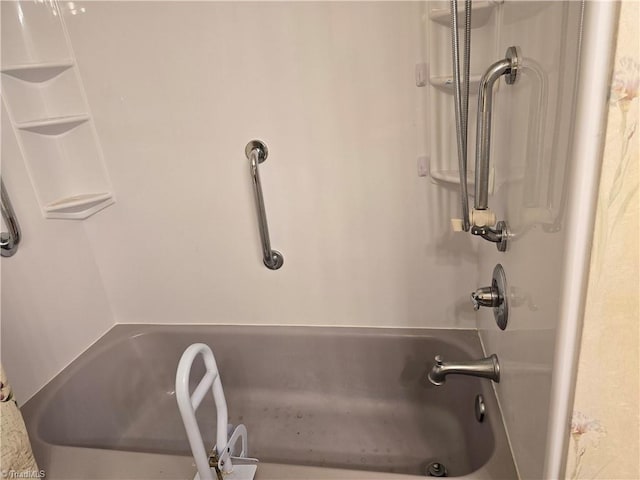 210 Grinton Ave, Wilkesboro, NC 28697 - bathroom featuring shower / washtub combination