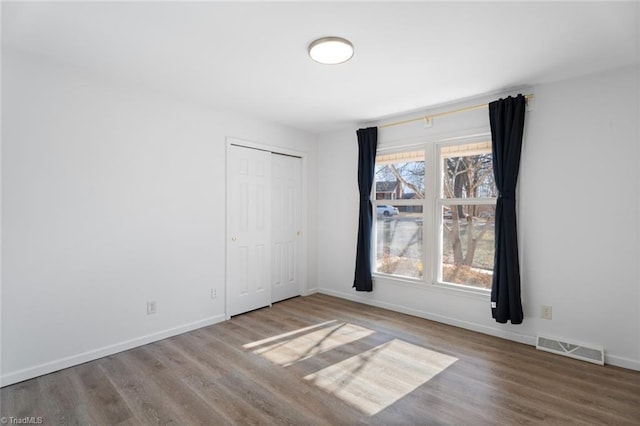 interior space featuring wood-type flooring