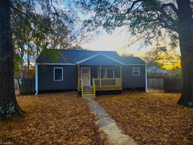 view of ranch-style house