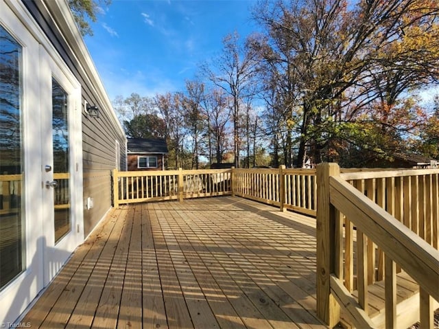 view of deck