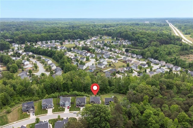 1934 Rubywood St, Greensboro, NC 27405 - bird's eye view featuring a residential view and a view of trees