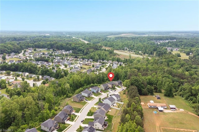 1934 Rubywood St, Greensboro, NC 27405 - aerial view with a residential view and a forest view