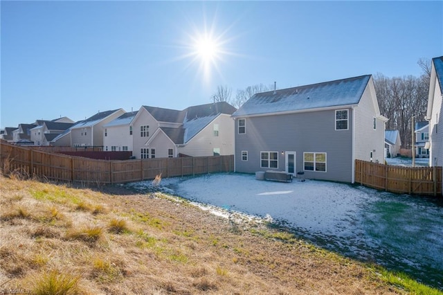 view of back of property