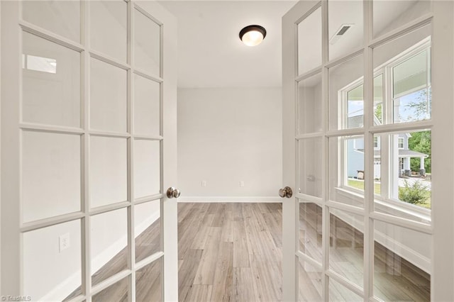 5757 Siler St, Trinity, NC 27370 - empty room with baseboards and light wood-style floors