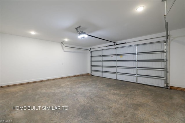 6963 Orchard Path Dr, Clemmons, NC 27012 - garage with baseboards and recessed lighting
