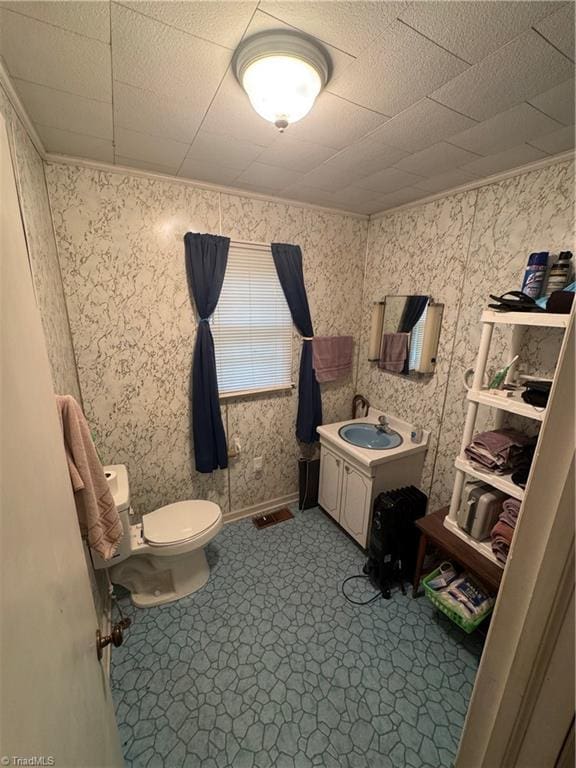 4679 S NC Highway 18, Moravian Falls, NC 28654 - half bathroom with toilet and vanity