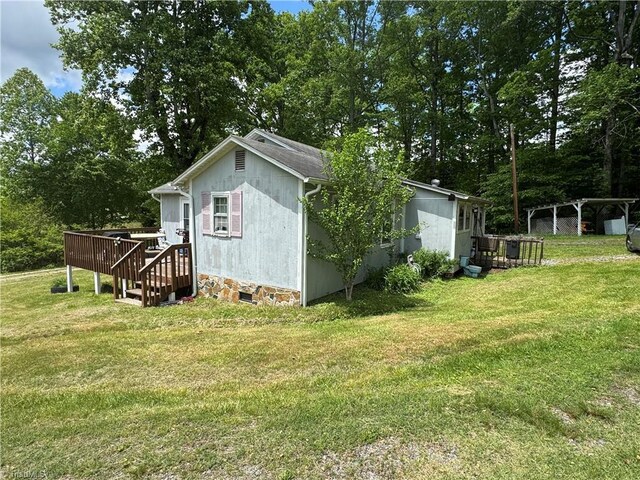 4679 S NC Highway 18, Moravian Falls, NC 28654 - view of outbuilding featuring view of scattered trees