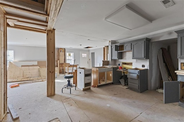 kitchen with visible vents