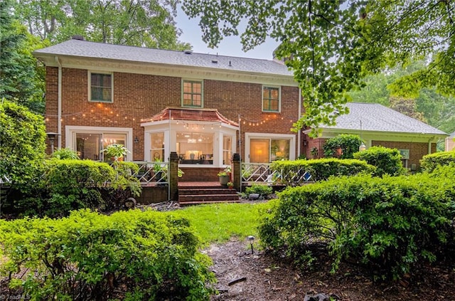 226 Cedar Trl, Winston-Salem, NC 27104 - rear view of property with brick siding