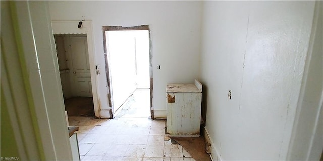 view of laundry room