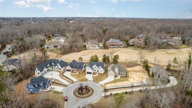 birds eye view of property featuring a residential view