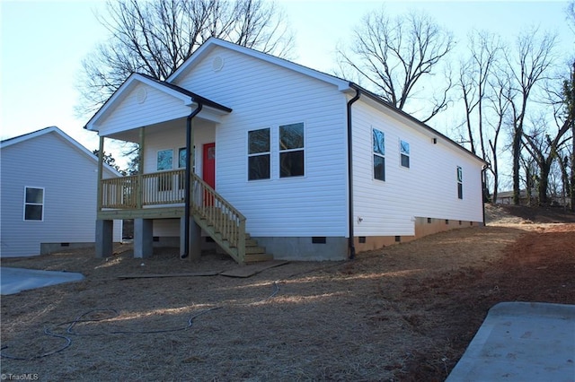 view of front of house featuring a porch