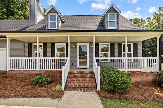 view of front of house featuring a porch