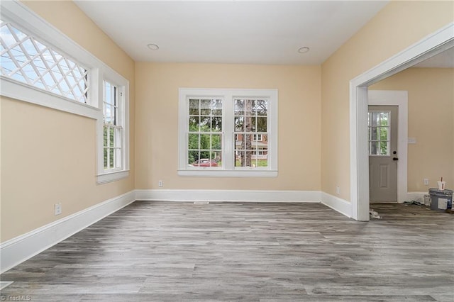 2515 N Patterson Ave, Winston-Salem, NC 27105 - spare room with plenty of natural light, wood finished floors, and baseboards