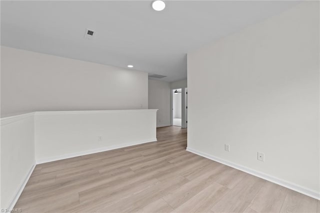 4908 Peppercorn Ln, Greensboro, NC 27406 - spare room featuring light wood-style floors and recessed lighting