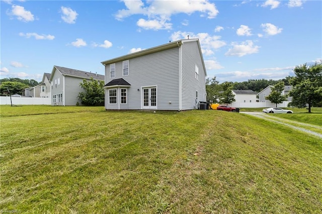 4908 Peppercorn Ln, Greensboro, NC 27406 - back of house featuring french doors