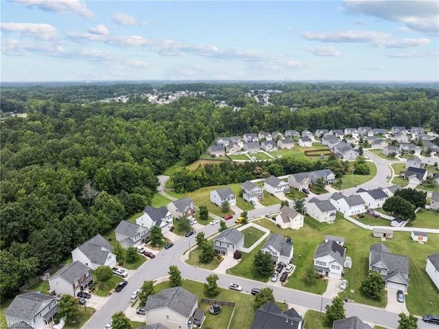 4908 Peppercorn Ln, Greensboro, NC 27406 - aerial view of property's location featuring nearby suburban area and a forest