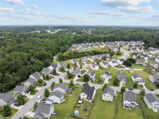 4908 Peppercorn Ln, Greensboro, NC 27406 - aerial view of property and surrounding area with nearby suburban area
