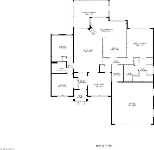 2334 Addison Blvd, High Point, NC 27262 - room layout