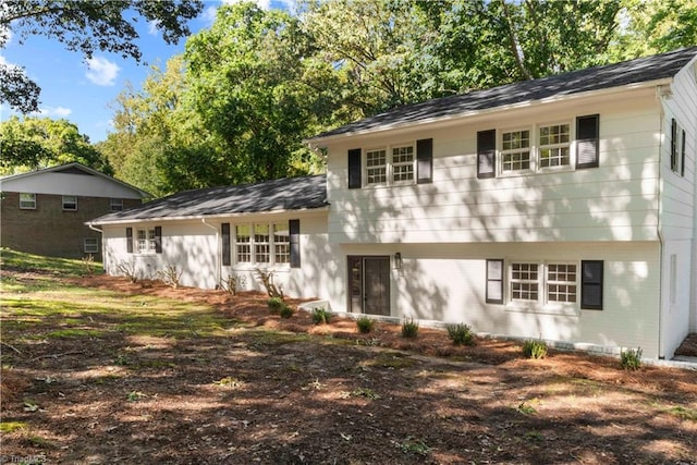 view of rear view of property