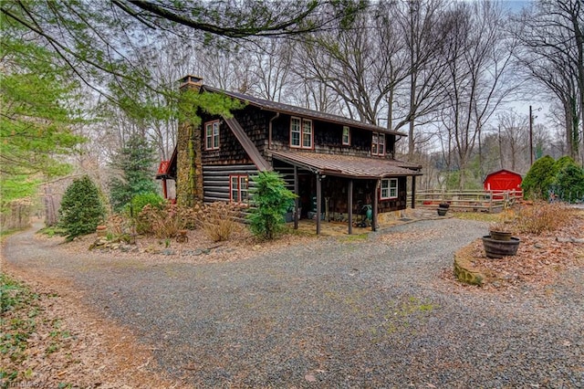 view of front of home