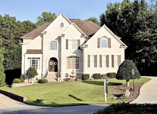 view of property with a front yard