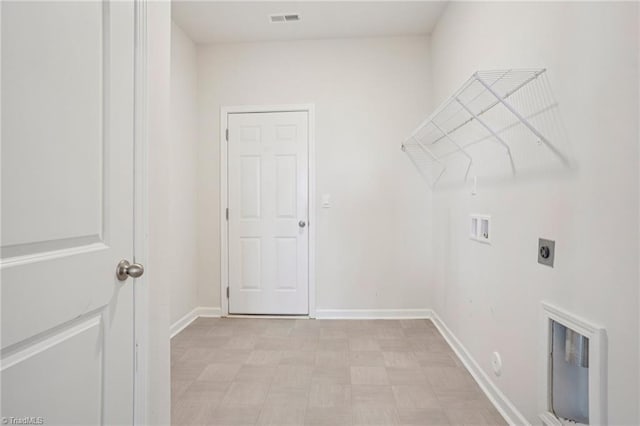 162 Bryson Blvd, Lexington, NC 27295 - laundry room featuring washer hookup, electric dryer hookup, and light floors