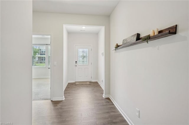 162 Bryson Blvd, Lexington, NC 27295 - doorway featuring dark wood-type flooring