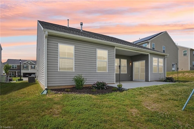 162 Bryson Blvd, Lexington, NC 27295 - rear view of house with a patio and a yard