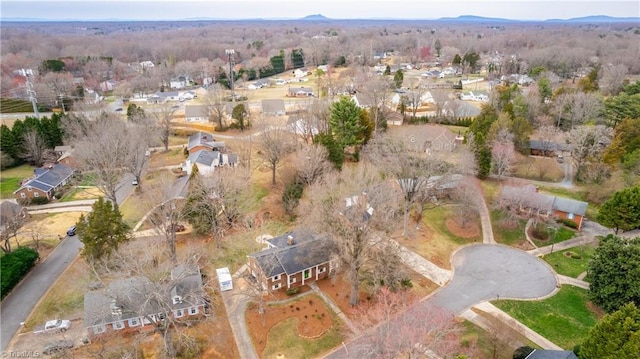 drone / aerial view featuring a residential view