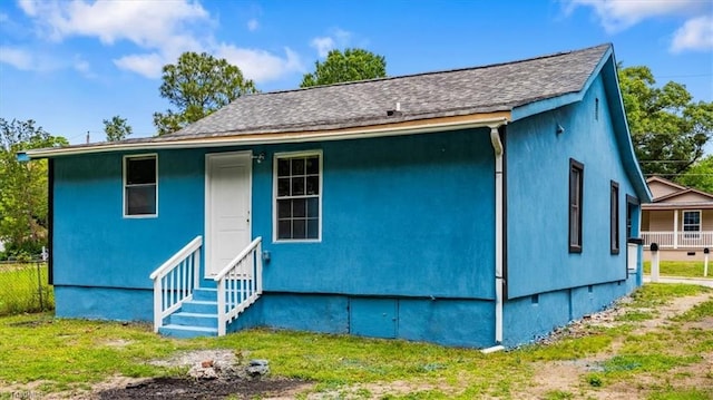 1224 Downing St, High Point, NC 27260 - view of front of property with entry steps and roof with shingles
