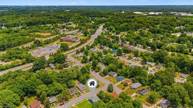 1224 Downing St, High Point, NC 27260 - aerial view of a forest