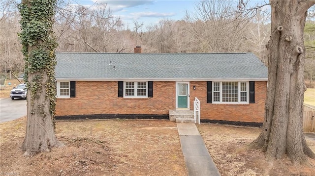 view of ranch-style house