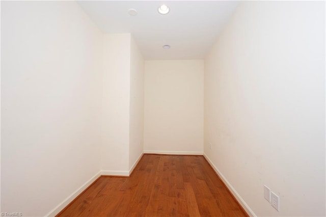 hall featuring hardwood / wood-style floors