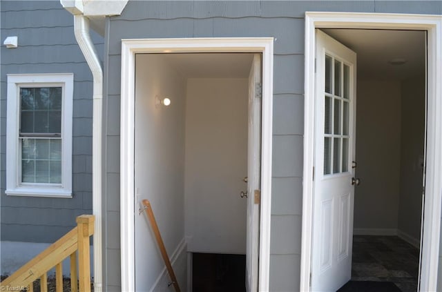 view of exterior entry