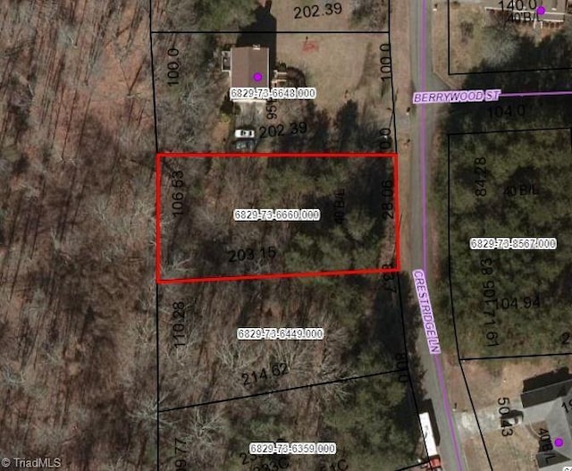 6013 Crestridge Ln, Winston Salem NC, 27105 land for sale