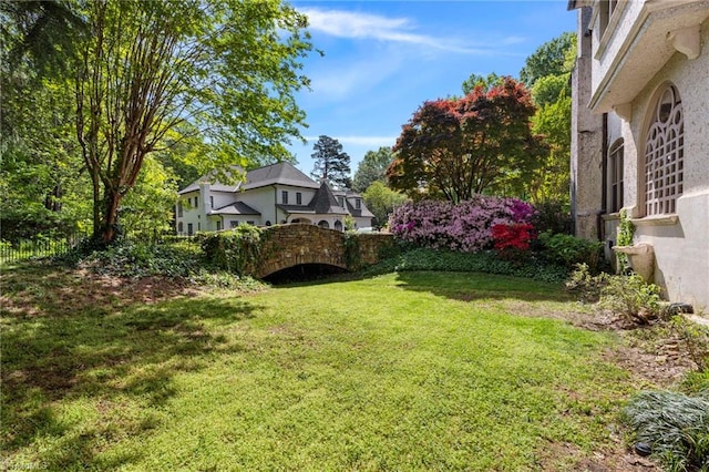 view of yard
