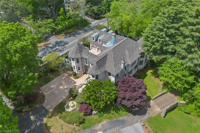 aerial view