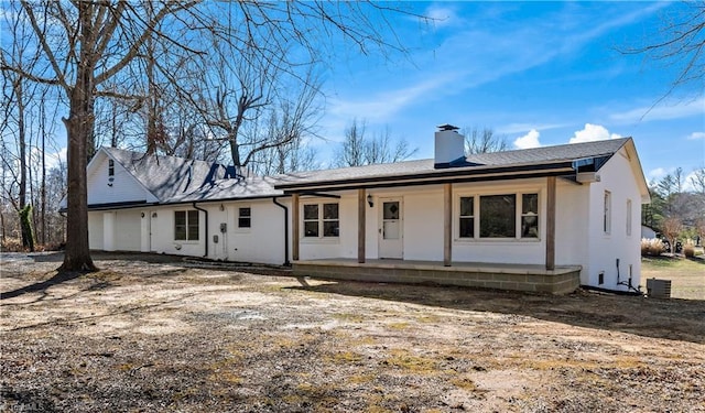 view of front of property featuring central AC