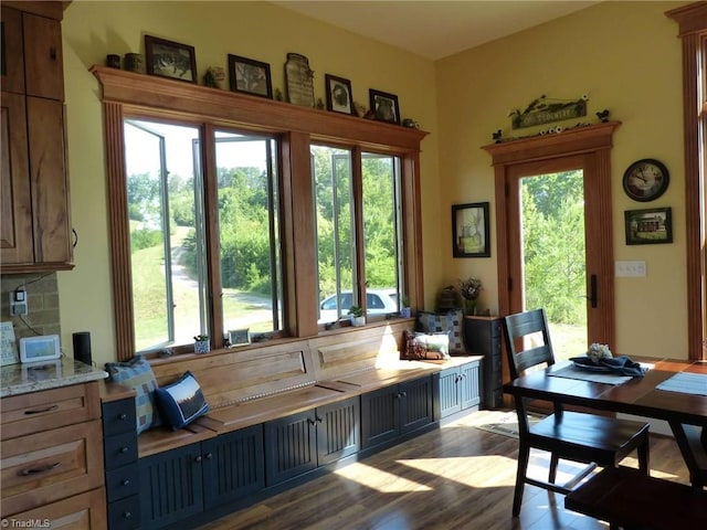 1564 Thore Rd, Pinnacle, NC 27043 - dining area with wood finished floors and plenty of natural light