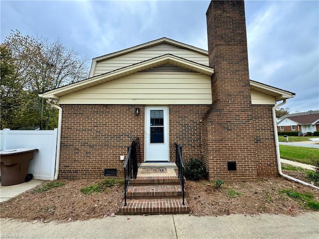 view of bungalow-style home