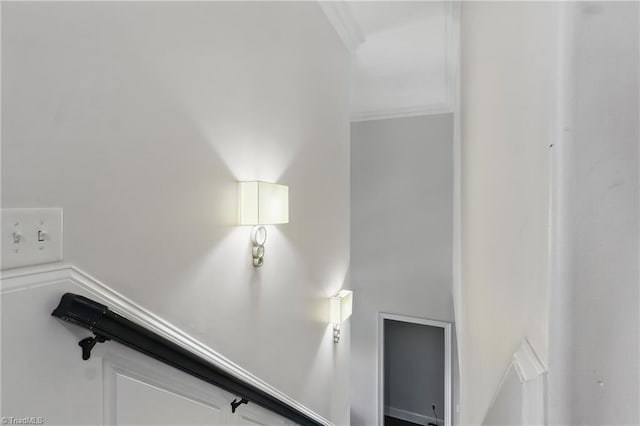 6204 Calendula Ct, Summerfield, NC 27358 - stairway with crown molding