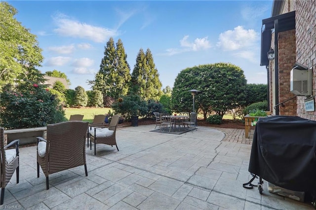 6204 Calendula Ct, Summerfield, NC 27358 - view of patio / terrace featuring outdoor dining area and a grill