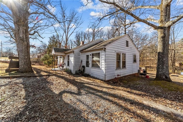 view of property exterior