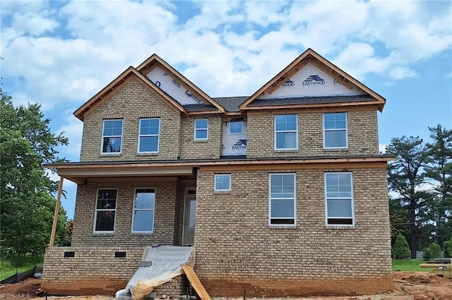 7910 E Gander Ct, Greensboro, NC 27455 - view of front facade featuring brick siding