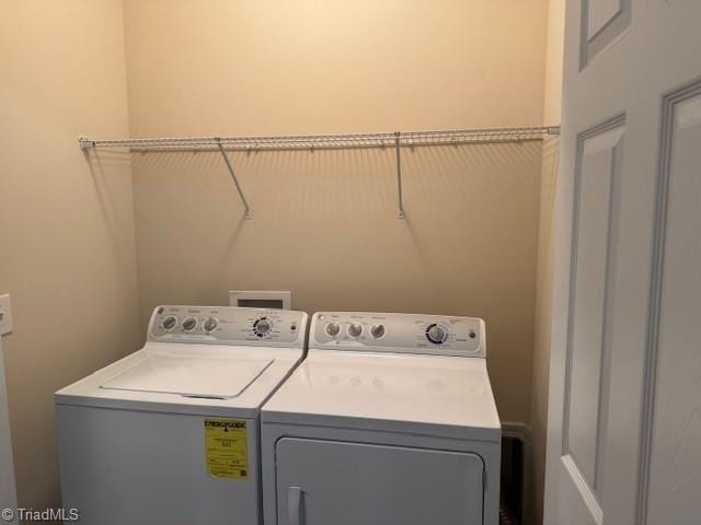 4373 Rex Ct, Winston-Salem, NC 27107 - washroom with separate washer and dryer